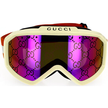 Relojes & Joyas Gafas de sol Gucci Occhiali da Sole  Maschera da Sci e Snowboard GG1210S 002 Naranja