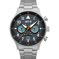 Relojes & Joyas Hombre Relojes analógicos Avi-8 AV-4088-22, Quartz, 44mm, 5ATM Plata
