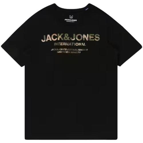 textil Niño Camisetas manga corta Jack & Jones 12216569 Negro