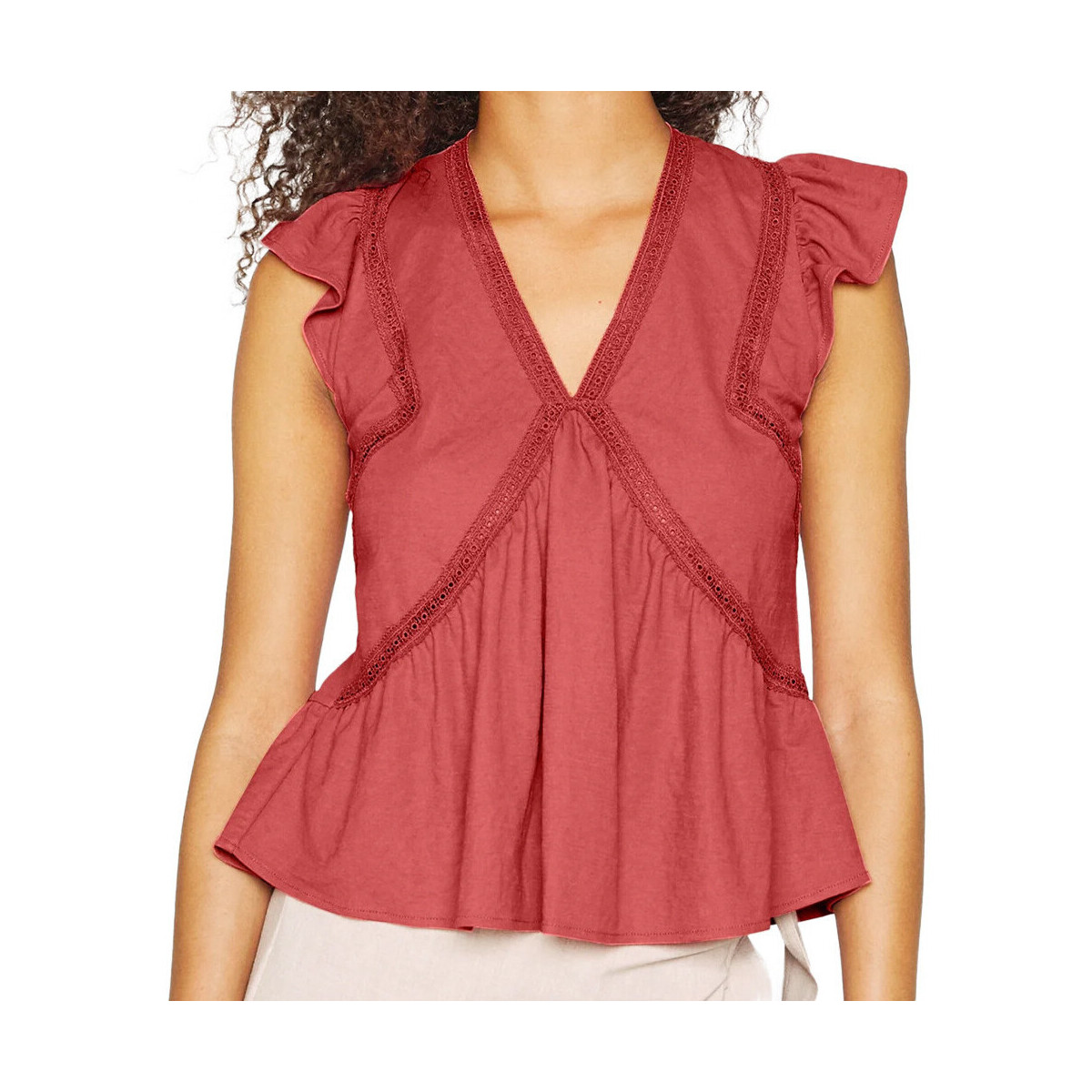 textil Mujer Tops y Camisetas Morgan  Rosa