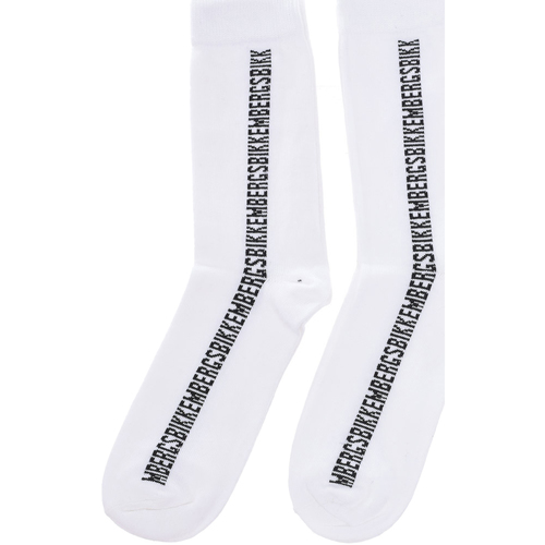 Accesorios Hombre Calcetines Bikkembergs BK016-WHITE Blanco
