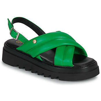 Zapatos Mujer Sandalias Fericelli New 8 Verde / Negro