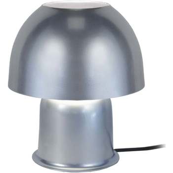Casa Lámparas de escritorio Tosel lámpara de noche redondo metal aluminio Plata