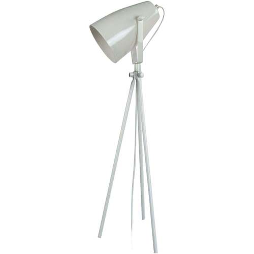 Casa Lámparas de escritorio Tosel lámpara de noche redondo metal blanco marfil Blanco