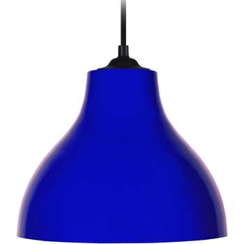 Casa Lámparas de techo Tosel Lámpara colgante redondo metal azul Azul