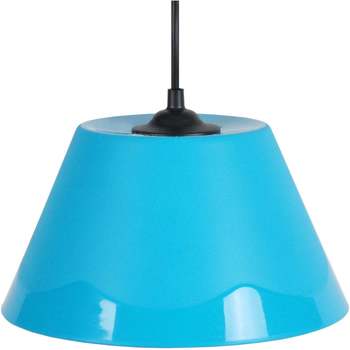 Casa Lámparas de techo Tosel Lámpara colgante redondo el plastico azul Azul