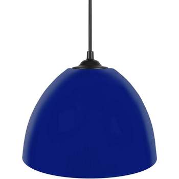 Casa Lámparas de techo Tosel Lámpara colgante redondo metal azul Azul