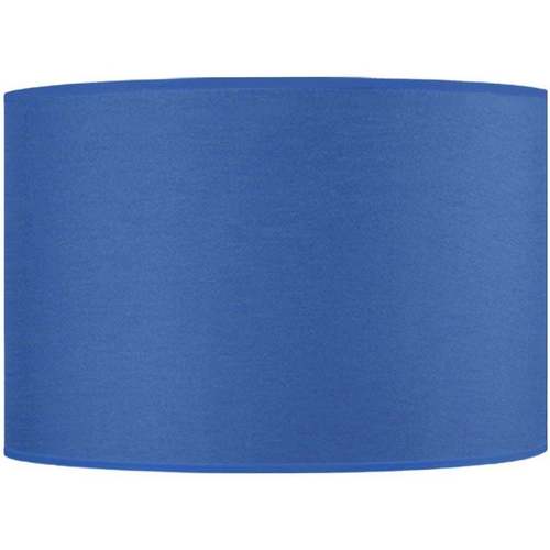 Casa Pantallas y bases de lámparas Tosel Pantalla de lámpara redondo tela azul Azul