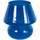 Casa Lámparas de escritorio Tosel lámpara de noche redondo vidrio azul Azul