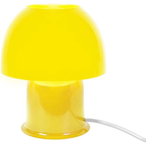 Casa Lámparas de escritorio Tosel lámpara de noche redondo metal amarillo Amarillo