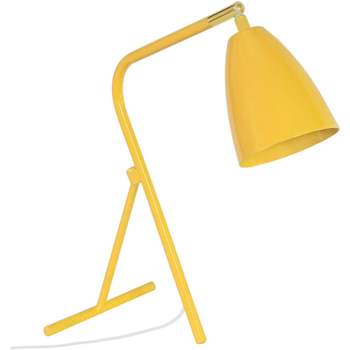 Casa Lámparas de escritorio Tosel Lámpara de escritorio redondo metal amarillo Amarillo