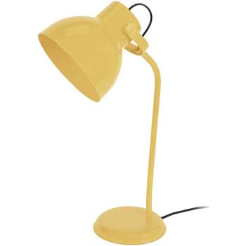 Casa Lámparas de escritorio Tosel Lámpara de escritorio redondo metal amarillo pastel Amarillo