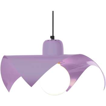 Casa Lámparas de techo Tosel Lámpara colgante rectangular metal Color de malva Violeta