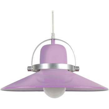 Tosel Lámpara colgante redondo metal Color de malva Violeta