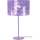 Casa Lámparas de escritorio Tosel lámpara de noche redondo metal Color de malva Violeta