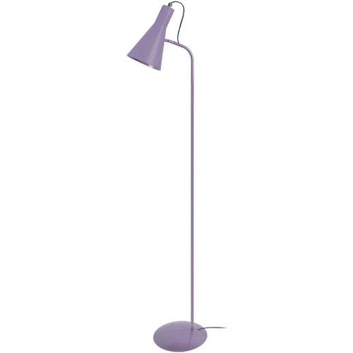 Casa Lámparas de pie Tosel Lámpara de pie de lectura redondo metal Color de malva Violeta