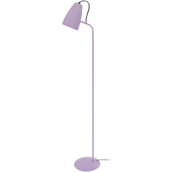 Casa Lámparas de pie Tosel Lámpara de pie de lectura redondo metal Color de malva Violeta