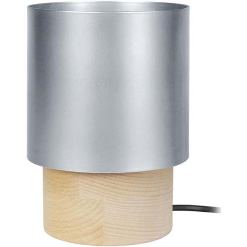 Casa Lámparas de escritorio Tosel lámpara de noche redondo metal natural y aluminio Beige