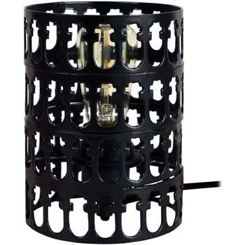 Casa Lámparas de escritorio Tosel lámpara de noche redondo metal negro Negro