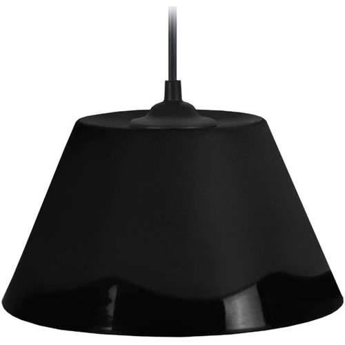 Casa Lámparas de techo Tosel Lámpara colgante redondo el plastico negro Negro