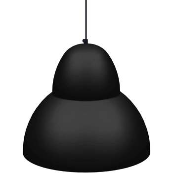 Casa Lámparas de techo Tosel Lámpara colgante redondo metal negro Negro