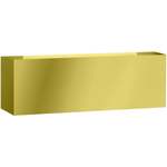Aplique rectangular metal oro