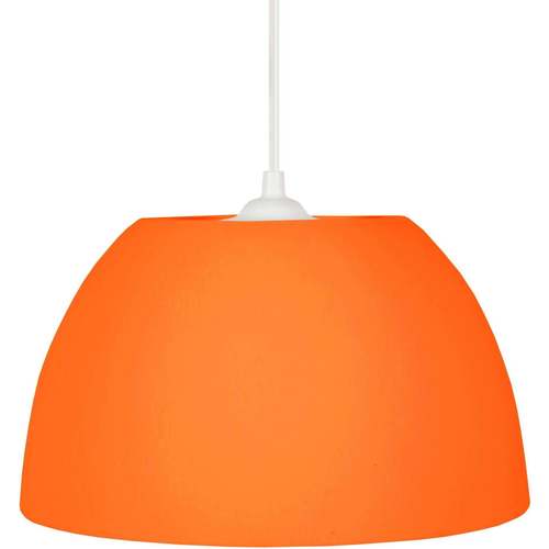 Casa Lámparas de techo Tosel Lámpara colgante redondo el plastico naranja Naranja