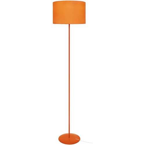 Casa Lámparas de pie Tosel Lámpara de pie redondo metal naranja Naranja