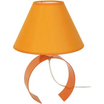 Casa Lámparas de escritorio Tosel lámpara de noche redondo metal naranja Naranja