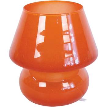 Casa Lámparas de escritorio Tosel lámpara de noche redondo vidrio naranja Naranja