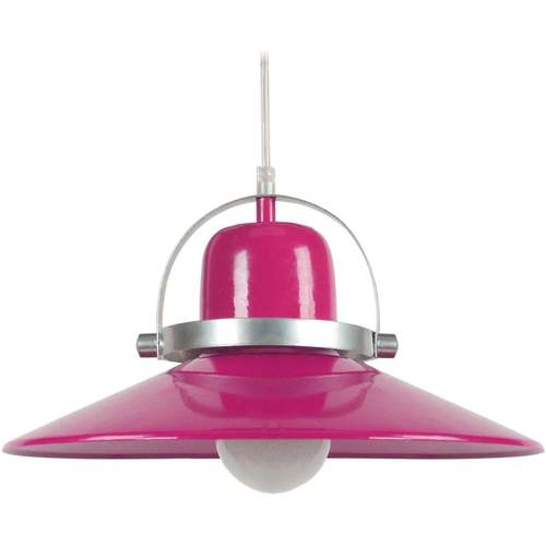 Casa Lámparas de techo Tosel Lámpara colgante redondo metal rosado Rosa