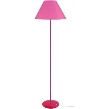 Casa Lámparas de pie Tosel Lámpara de pie redondo metal rosado Rosa
