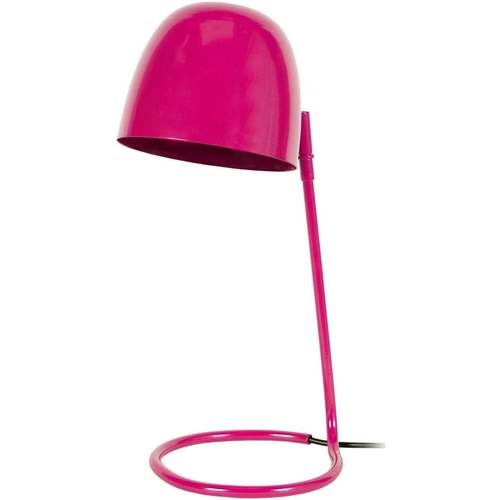 Casa Lámparas de escritorio Tosel Lámpara de escritorio redondo metal rosado Rosa