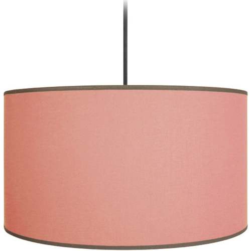Casa Lámparas de techo Tosel Lámpara colgante redondo tela rosa empolvado Rosa