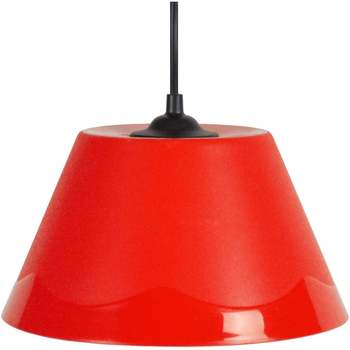 Casa Lámparas de techo Tosel Lámpara colgante redondo el plastico rojo Rojo