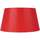 Casa Pantallas y bases de lámparas Tosel Pantalla de lámpara redondo tela rojo Rojo