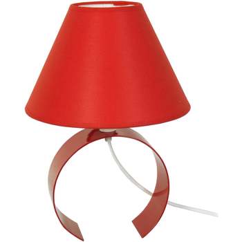 Tosel lámpara de noche redondo metal rojo Rojo