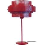 Lámpara de Mesa redondo metal rojo