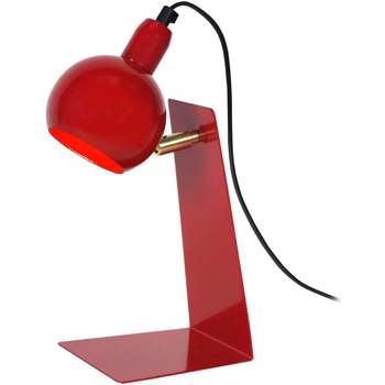 Casa Lámparas de escritorio Tosel Lámpara de escritorio redondo metal rojo Rojo