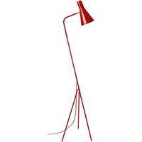 Casa Lámparas de pie Tosel Lámpara de pie de lectura redondo metal rojo Rojo