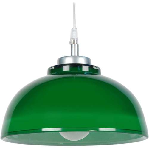 Casa Lámparas de techo Tosel Lámpara colgante redondo vidrio verde Verde