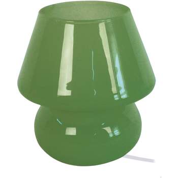 Casa Lámparas de escritorio Tosel lámpara de noche redondo vidrio aceituna verde Verde