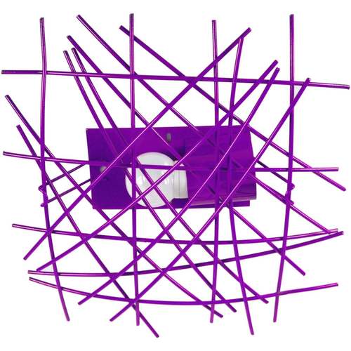 Casa Lámparas de techo Tosel Plafones rectangular metal púrpura Violeta