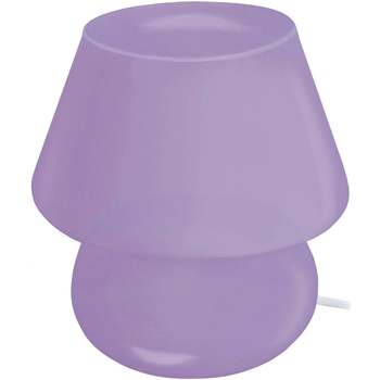Casa Lámparas de escritorio Tosel lámpara de noche redondo vidrio púrpura Violeta