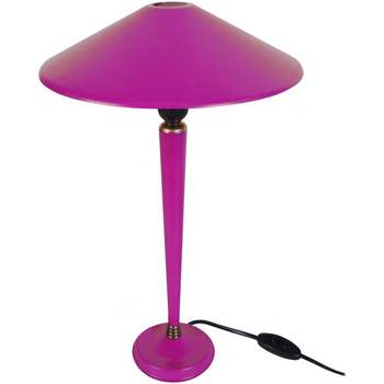 Casa Lámparas de escritorio Tosel lámpara de noche redondo metal púrpura Violeta