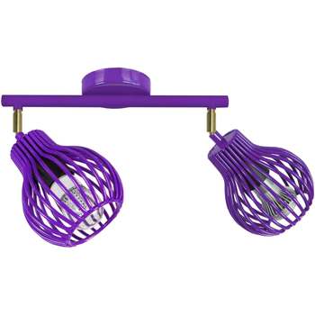 Casa Lámparas de techo Tosel Plafones redondo metal púrpura Violeta