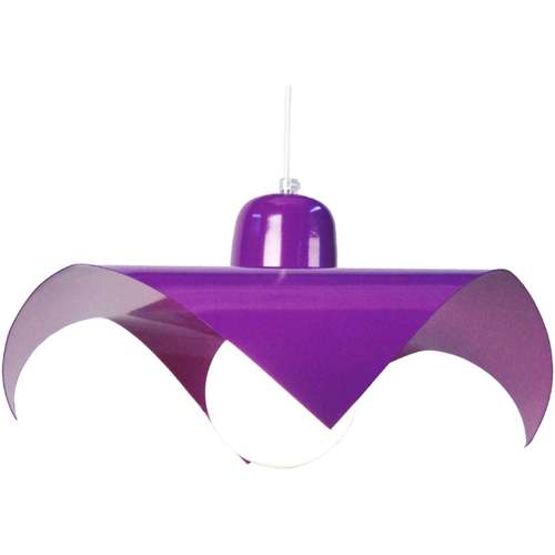 Casa Lámparas de techo Tosel Lámpara colgante rectangular metal púrpura Violeta