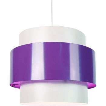 Casa Lámparas de techo Tosel Lámpara colgante redondo metal púrpura Violeta