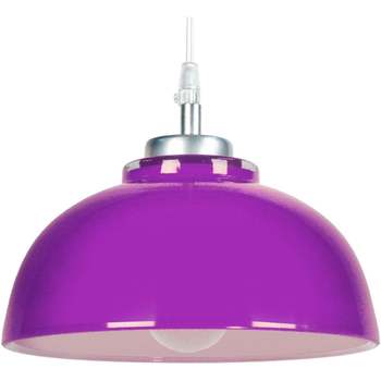 Casa Lámparas de techo Tosel Lámpara colgante redondo vidrio púrpura Violeta