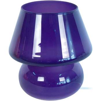 Casa Lámparas de escritorio Tosel lámpara de noche redondo vidrio púrpura Violeta